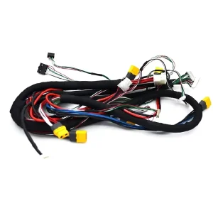 FI X30P Dual 8 Pin LVDS Screen Connector Cable with Grounding Clip Compact Size Universal Wiring Harness