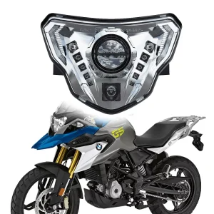 FIT for BMW Motorcycle Lighting System G310R G310GS Motorcycle LED Headlights 90W White DRL With High Lo Beam