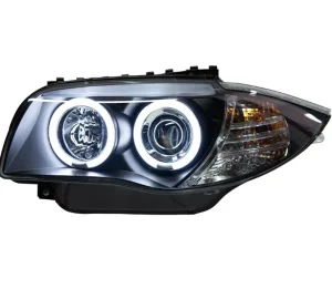 FOR BMW E87 Modified Angel Eye LED Headlight Assembly