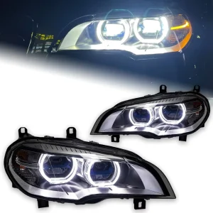 FOR BMW X5 Headlights Automotive Styling Headlights E70 LED Laser Projector Lens Lights Automotive Accessories