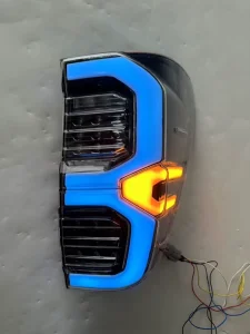 FOR HILUX REVo ROCCO Tail Lights with LED Clear Lens with Red Green Blue Light