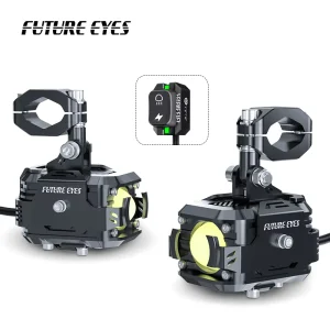 FUTURE EYES F150 Wired Backlight Switch Auxiliary Fog LED Motorcycle Lights