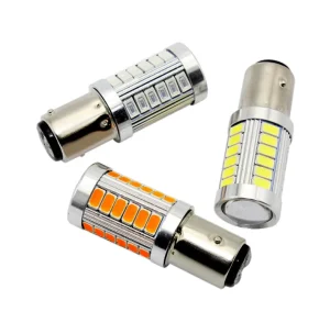 Factory 1156 1157 LED Car Light Strip Universal DC 12V 360 Degree 5W Turn Signal Lights BA15S Bay15D P21W Faros LED