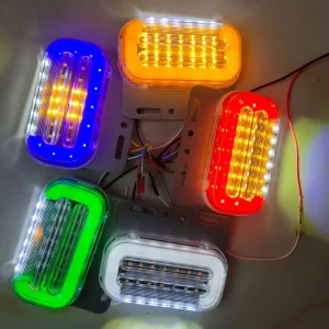 Factory 16 Led Car Truck Trailer Brake Stop Lights Turn Signal Lamp Tail Lighting for Van Bus 4×4 Pickup 12v 24v