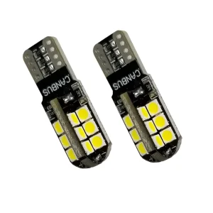 Factory 24V 12V W5W T10 LED Canbus 168 194 3030 24SMD Car Side Marker Light License Plate Lamp White Red 12V 6000K Light Bulbs