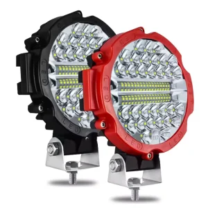 Factory 7 Inch 6000K LED Worklight 51W Aluminum LED Exterior Auto Lighting for Trucks White Color Working Lights
