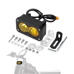 Factory Baja Light LED Work Light 20W Square Waterproof Fog Light Switch Motorcycle Bicycle Mountain