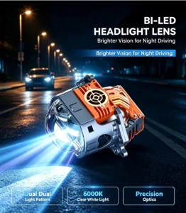 Factory Bi LED Projector Lens X2S Dual Beam Projector Lens Car LED Lights Headlight Retrofit H4 H7 H11 9005 9006