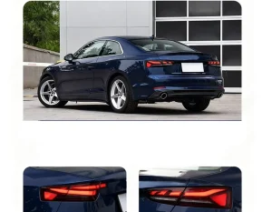 Factory Car A5 S5 Taillight Assembly RS5 Style LED Auto Turn Signal Rear Taillights for Audi A5 S5 B9