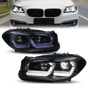 Factory Car Front Lamps Assembly Plug and Play DRL FULL LED Headlights for BMW 5 Series F10 F18