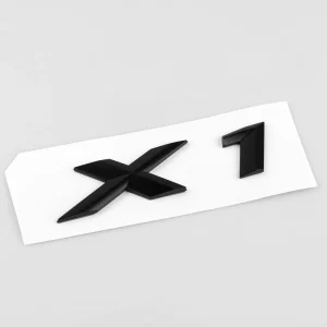 Factory Custom Electroplate Chrome Abs X1 X2 X3 X4 X5 X6 X7 3D Letters Number Car Emblem Stickers With Adhesive