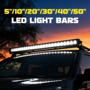 Factory Direct 10 20 30 40 50 Inch LED Light Bars Emark Car Bumper Roof Offroad Lightbar Barras Led for 4×4 Car Atv Utv Trucks