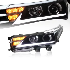 Factory Direct 6000K LED Car Head Lamp Sequential Xenon Halogen Headlight for Toyota Corolla 12V New Condition