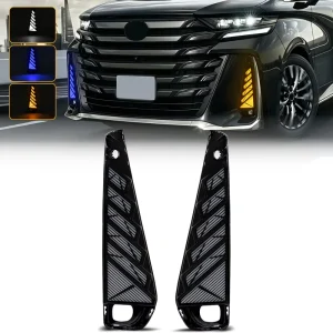 Factory Direct Car Accessory Front LED Driving Lamp DRL Daytime Running Light for Toyota Vellfire White Yellow Blue Light