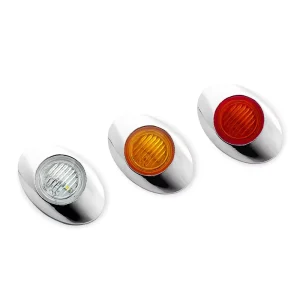 Factory Direct Delivery Low Power Universal 3LED 12V 0.6W LED Side Marker Light for Truck Car Trailer Motorcycle