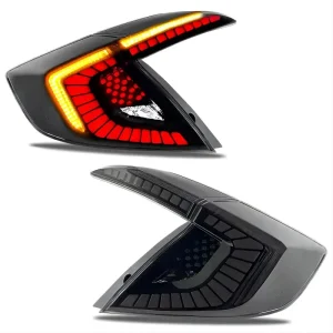 Factory Direct Rear Taillight Kit Dragon Scale LED Tail Light for Honda Civic