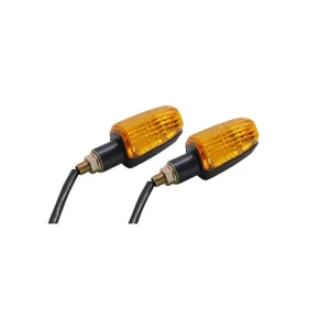 Factory Direct Sale Amber Retro LED Turn Signal Lights Vintage Indicators for Street Bikes & Motorcycles