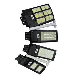 Factory Direct Solar LED Street Light Series 4 Models ON OFF Sensor Pole Mount IP65 Outdoor Road Pathway Security Lamp