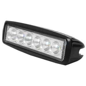Factory Direct Spot Single Row LED Work Light Bar Waterproof 12V 6inch 18W LED Work Light Wide Flood Beam
