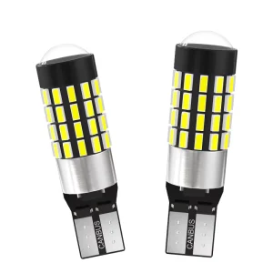 Factory Direct T10 LED Bulbs 3014 Chip 54 SMD Decoded Anti Stroboscopic FPC for Reading Side Marker Position Lights