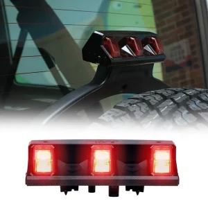 Factory Direct Trailer Brake Lights Waterproof Luz De Autofreno Red LED Rear Brake Light for Jeep JL Wrangler Vehicles