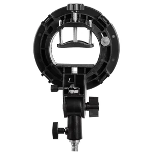 Factory Directly Photography Lighting Equipment S Type Flash Bracket for Video Light Studio Softbox Bracket Mount Holder