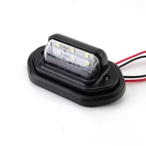 Factory Directly Waterproof 6 LED Car License Plate Light Signal Tail Light LED Light Bar Car Truck Trailer Van