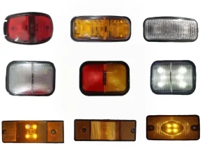Factory E-MARK 10-30v LED Side Marker Light for Caravan Truck Trailer