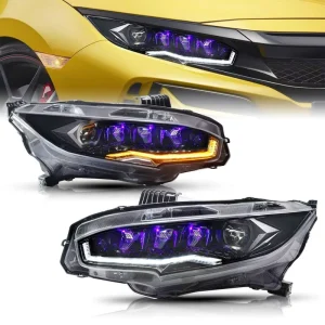 Factory Full LED Headlight Assembly for Honda Civic 10th Gen