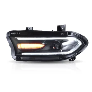 Factory Head Light for Dodge Charger 2015-2020 Car Parts Lamp Accessories Auto Lighting System Sequential Synth