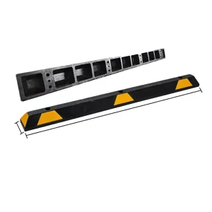 Factory Heavy Duty Rubber Wheel Stopper Durable Car Parking Block for Garage Traffic Control