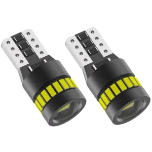 Factory High Brightness High Power 3014 3030 SMD T10 LED W5W 194 168 LED Car Light Bulbs 12V