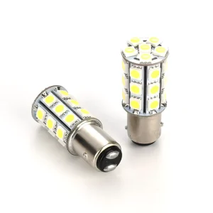 Factory High Quality 3014 3030 Amber Red Strobe Canbus T20 1156 1157 7440 7443 Car Led Brake Lights Bulbs