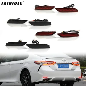 Factory High Quality Car LED Rear Bumper Brake Light Turn Signal Light Tail LED Warning Lamp for Toyota Camry