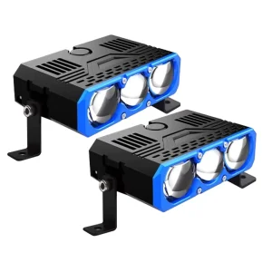 Factory LED Auxiliary Lamp 10000LM 6500K Oil Resistant Fan+High Conductivity Aluminum Grille Light