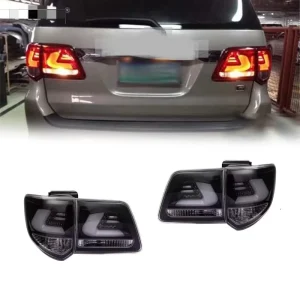 Factory LED Tail Lamp LED Light Back Taillight Rear Light Plug and Play for Fortuner