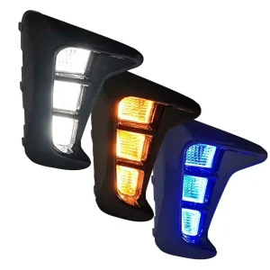Factory New 12V 25W LED Daytime Running Light Yellow Turn Signal Relay DRL Foglight Decoration for PEGAS