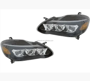 Factory New LED Head Lamp Headlights Head Lights for Corolla 03 04 05 06 07 08 Exterior Accessories Parts