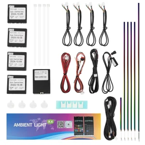 Factory New Wireless RGB LED Interior Atmosphere Lights for Cars