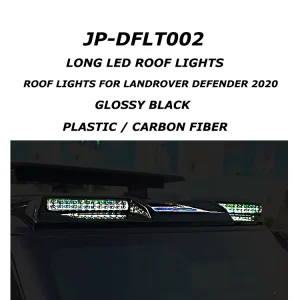 Factory OffRoad Pickup Exterior Lighting Accessories OEM Plastic Carbon Fiber Long LED Roof Lights for Defender