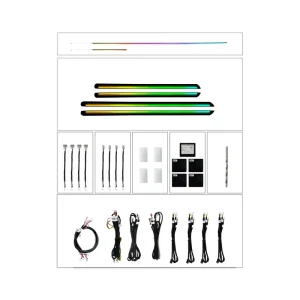 Factory Price Auto Interior Kit Dynamic Lighting and Shadows Ambient Light Suitable for 70% of Car Models 18 Lights