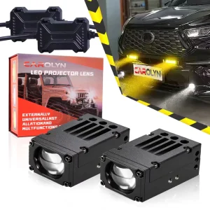 Factory Price Dual-color OEM ODM Motorcycle Lighting System Accessories Projector LED Fog Lights For Motorbike Auxiliary