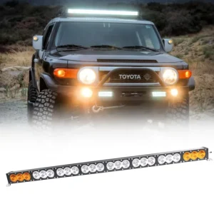 Factory Price LED Light Rigid Bar 42inch 240W Single Row LED Light Bar Amber White Dual Color Bar