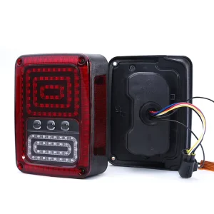 Factory Price Led Rear Tail Light Kit for Jeep JK Tail Light Pair Led Brake Lamps Rear Signal Reverse Truck Taillight for Jeep