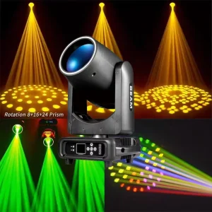 Factory Price Mini 295W Sharpy Beam LED Ring Stage Lights for Wedding KTV DJ Events DMX512 Control Mode 14R 48 Prisms