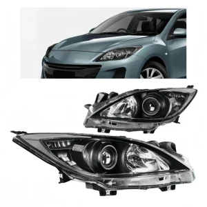 Factory Sale Car Light Headlamp Halogen Head Lamps for Mazda 3 Headlights MA2519130 MA2518130 MA2519130