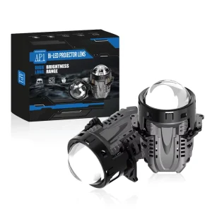 Factory Super Bright Car off Road Led Headlights 70w 12v 3.0 Inch 6500k Bi Led Projector Lens Headlights with Double Cup