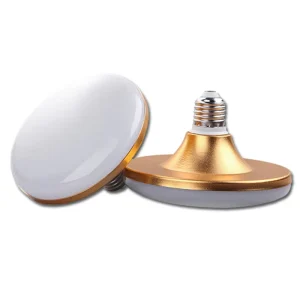 Factory Supply 15W 28W 36W 50W LED Bulb E27 B22 UFO Golden Bulb New Design Flying Saucer Round Circle Bulb Lights 85 265V