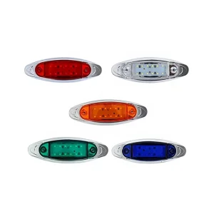 Factory Supply LJZ SP 309 24V 6500 Lumens Super Bright Multi-color Waterproof LED Clearance Signal Side Marker Lights Heavy Duty