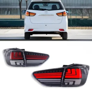 Factory Upgrade Car Lights for Toyota Wish Taillight LED Projetor Tail Lamp Daytime Running Light Automotive
